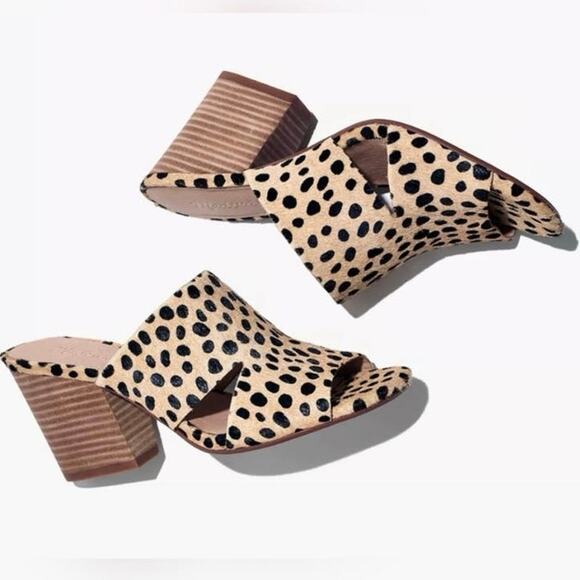 Madewell Shoes - Madewell The Tessa Mule in Spotted Calf Hair Size 9